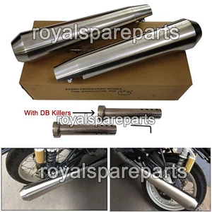 Adapté Pour Royal Enfield Gt & Intercepteur 650 " Ss AEW Te 103 Échappement - Photo 1/8