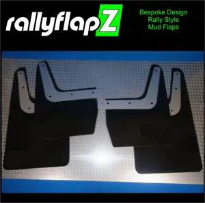 rallyflapZ | Mud Flaps & Fixings FITS: Subaru Impreza WRX|STI 93-00 Black *4mm G - Picture 1 of 1