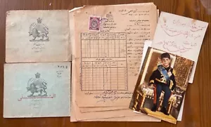 Jewish Family Documents Iranian Early Pahlavi dynasty Certificates Iran Jews - Picture 1 of 21