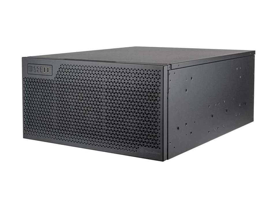 SilverStone RM52 Black Steel 5U Rackmount Server Chassis - Image 1 of 1