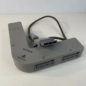Sony Playstation Multitap SCPH-1070 Gray Authentic MultiTap Controller Accessory - Picture 1 of 5