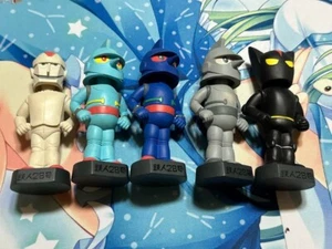 Tetsujin 28 Gigantor figure mini doll Lot 5 Bobbing Head retro Japan anime m540 - Picture 1 of 24