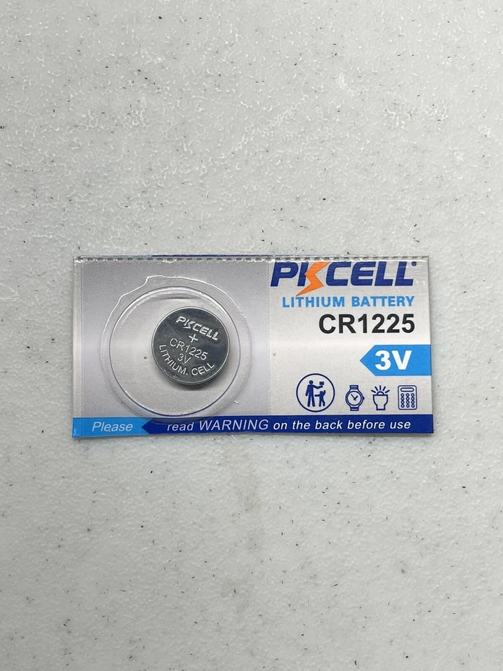 1 Paquete CR1225 1225 PKCELL Batería Litio 3v EE. UU. ENVÍO GRATUITO NUEVO 12/2028 Foto 1 de 1