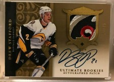 2006-07 Ultimate Collection DREW STAFFORD Rookie 4 Clr EYE Patch Auto 19/25 