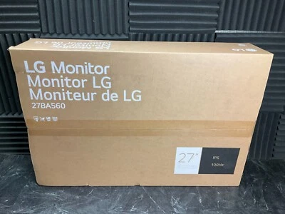 LG 27" LED LCD Monitor 1080p 27BA560-B ✅❤️️✅❤️️ BRAND NEW! - Image 1 of 3