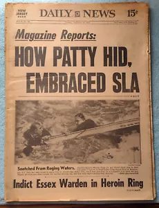 New York Daily News 30. September 1975 Patty Hearst SLA Joe Frazier Muhammad Ali ++ - Bild 1 von 16