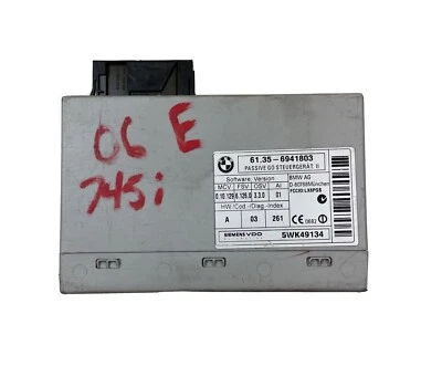 BMW 750LI E65 E66 2006 2007 2008 módulo de bloqueo de alarma antirrobo pasivo OEM 6941803 Foto 1 de 4