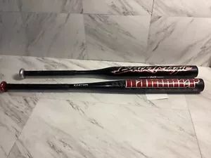 2 Easton Bats - Black Magic 32 & Hammer 34 Softball Baseballs - Bild 1 von 17