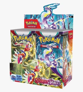Juego de Cartas Coleccionables Pokémon Escarlata y Violeta Booster Caja Base Sellado Nuevo ~ Primera Ola - Imagen 1 de 1