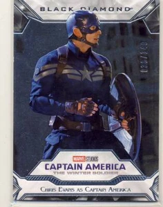 2021 Marvel Black Diamond Base Card /149 24 Captain America - Picture 1 of 2