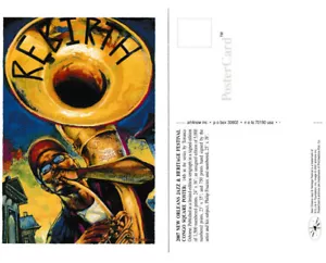 2007 Rebirth Congo Square New Orleans Jazz Fest Poster Postcard Philip Frazier B - Picture 1 of 1
