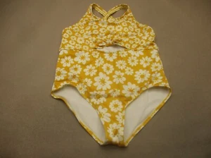 Wonder Nation Size 2XL (18) Girls Floral Lined Wireless One-Piece Swim Suit 10F - Picture 1 of 5