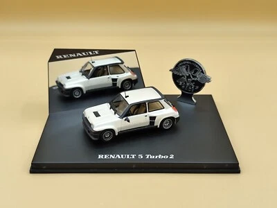 1/43 Renault 5 R5 Turbo 2 Blanc Nacré 1983 UH Universal Hobbies Eagle ref: 1713 - Photo 1/4