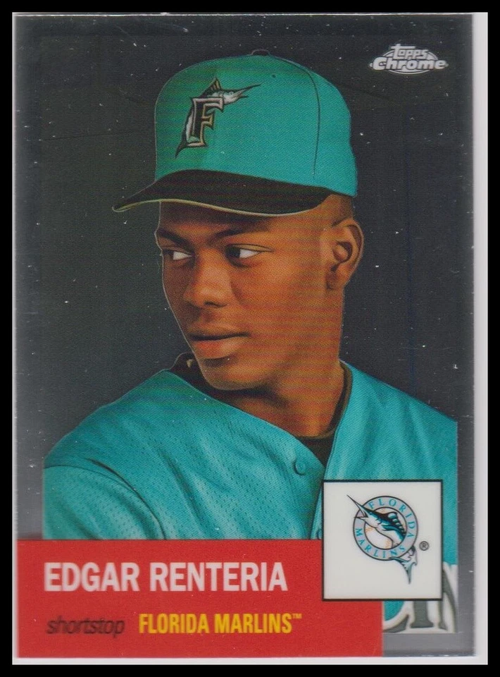 2022 Topps Chrome Platinum Anniversary #407 Edgar Renteria - Image 1 of 2