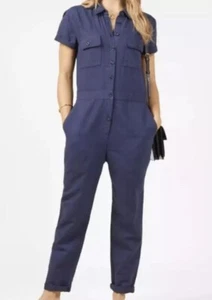 S.E.A. con bottoni vestibilità classica nuovi con etichetta Tuta Victory Blu Donna Taglia L - Foto 1 di 19