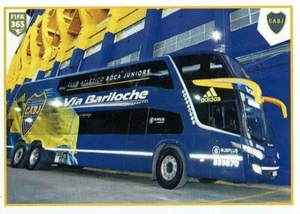 Panini Fifa 365 2021 Pegatinas Núm 342 Boca Juniors Camiseta Deportiva Autobús - Picture 1 of 1