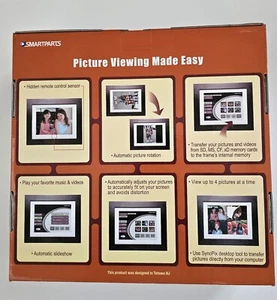 SmartParts 8.4” Digital Picture Frame/Remote & Speakers – Display 4K Pictures - Picture 1 of 5