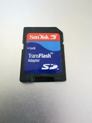 SanDisk TransFlash Adapter top Zustand  - Bild 1 von 2