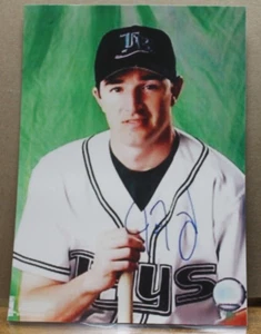 TAMPABAY RAYS JASON TYNER 2000-2003 5"X7" AUTOGRAPH PHOTO - Picture 1 of 1