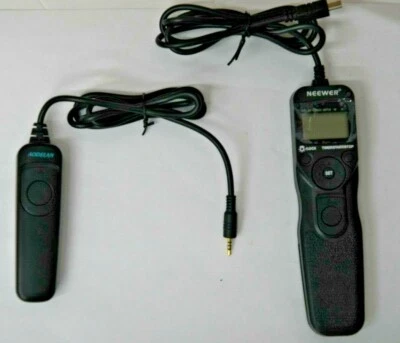 NEEWER MC-36B Timer Shutter Wired Remote Control for DSLR Camera Time Lapse - Image 1 of 4