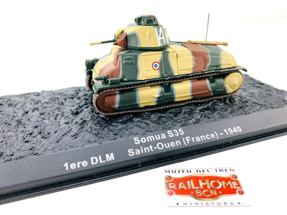 Cars Of Combat Altaya 1:72 - Somua S35 - Saint-Ouen (France) 1940 - Image 1 of 1