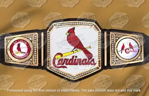 St. Louis Cardinals MLB World Series Championship Belt Adult Size 2mm Brass - Picture 1 of 1