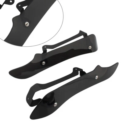 Motorcycle Side Spoilers Wind Deflectors Protector For BMW K1600GT 2017-23 Black Foto 1 de 4