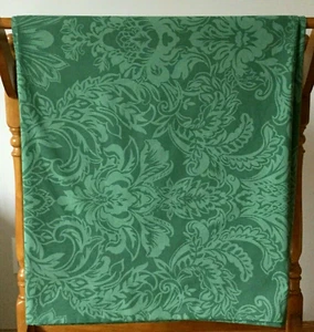 Vintage Springmaid Duvet Cover Full Double Floral Paisley Green On Green Zipper - Bild 1 von 8