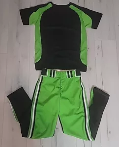 BOOMBAH Uniforme Baseball Uniforme Pratica Ragazzi/Adolescenti YXL/S Camicia - Pantaloni 28/30 - Foto 1 di 15