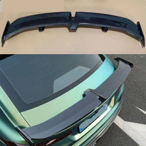 Carbon Fiber ABS Trunk  Spoiler Tail Wing Lip Guard For 2021-23 Hyundai Elantra - Picture 1 of 3