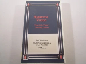 VHS Documentary TEN WHO DARED Francisco Pizarro HOST ANTHONY QUINN [10P8] - Picture 1 of 2