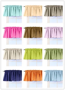 Aiking Home (1 Pack) Faux Linen Semi-Sheer Window Valance, 56 x 16 inches - Picture 1 of 53
