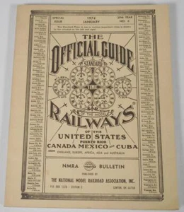 Official Guide of the Model Railways, NMRA Membership Directory, January 1974 - Picture 1 of 5