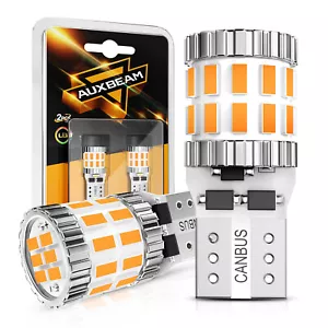 Canbus T10 168 LED Side Marker Light Bulbs for GMC Sierra 1500 1999-2013 Amber - Foto 1 di 12