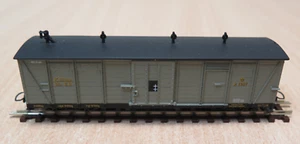 technomodell 4404 H0e - Güterwagen gedeckt, K. Sächs. Sts. E. B., grau 25/1-5-6 - Bild 1 von 7