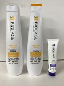 MATRIX BIOLAGE SMOOTHPROOF SHAMPOO & CONDITIONER 13.5 oz + lotion - Picture 1 of 3