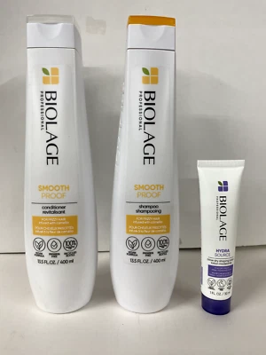 MATRIX BIOLAGE SMOOTHPROOF SHAMPOO & CONDITIONER 13.5 oz + lotion - Image 1 of 3
