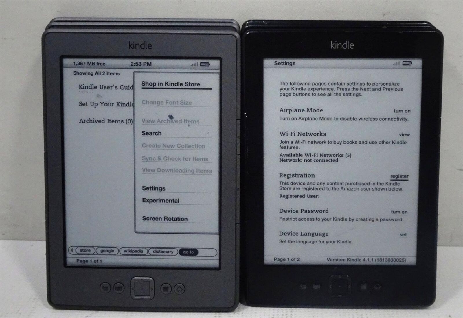 Lot 6 Amazon Kindle 4th Gen D01100 2GB eBook Reader - Please Read. Available Now for $79.99