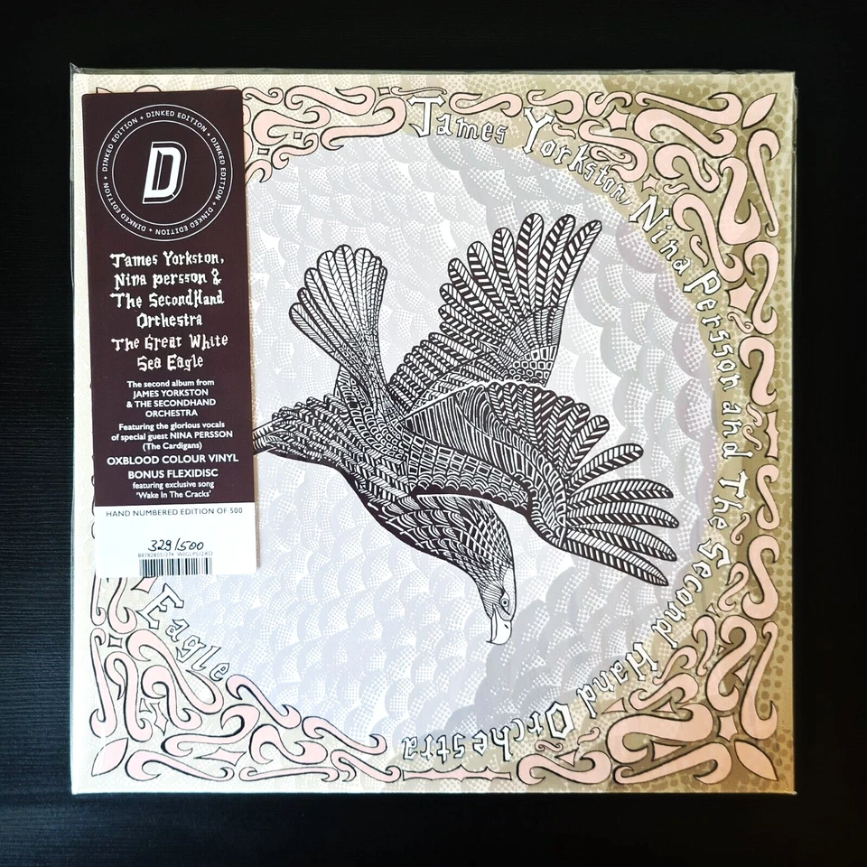 JAMES YORKSTON NINA PERSSON - THE GREAT WHITE SEA EAGLE Limited DINKED Vinyl LP - Image 1 of 4