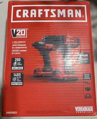 Craftsman CMCK200C2 20V Cordless Combo Kit - Image 1 of 2