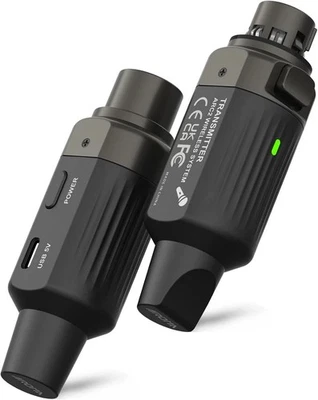Aroma Trasmettitore e Ricevitore Wireless XLR, Microfono Wireless UHF Professionale - Immagine 1 di 4