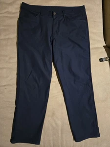 Lululemon ABC Classic Pants Mens 38x29 Blue Stretch Commuter Golf - Picture 1 of 6