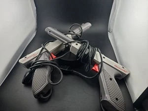 Two Genuine Nintendo NES Zapper Duck Hunt Gun Authentic NES-005 OEM Untested - Picture 1 of 1