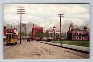 Ogden UT-Utah, Twenty Fifth Street, Advertising, Antique, Vintage Postcard - Picture 1 of 2