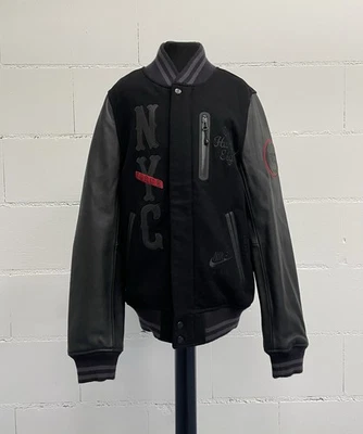 Nike Destroyer Air 180 Infamous Force 92 NYC Leder Jacke Wolle XS New York RARE - Bild 1 von 4