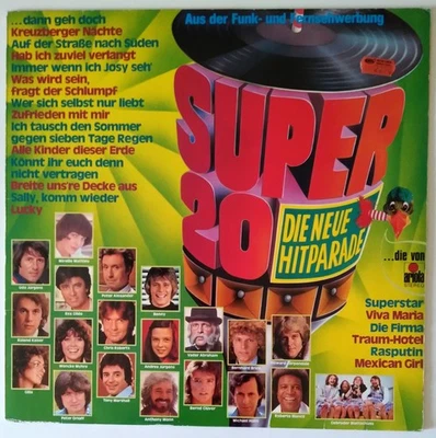 Super 20 Die Neue Hitparade LP Mireille Mathieu/Andrea Jürgens/Benny German Hits - Image 1 of 4