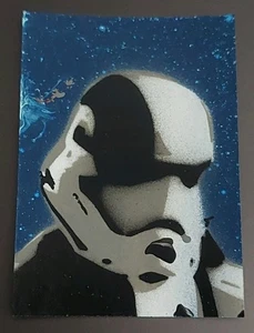2017 Topps Star Wars: The Last Jedi Stormtrooper Sketch Card By Jason Adams 1/1 - Picture 1 of 2