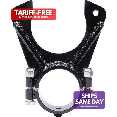 Allstar ALL42186, One Black Steel Caliper Bracket Metric Clamp On W/ Gussets  - Image 1 of 4