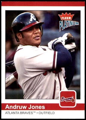 Andruw Jones 2004 Fleer Platinum #76 Braves MLB LEER ENVÍO GRATUITO AutographDen Foto 1 de 2