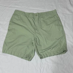 Patagonia Men's 35 Light Green Flat Front Chino Shorts Summer, Outdoor, Gorpcore - Picture 1 of 4